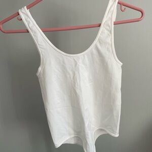 M Boutique White Bodysuit tank